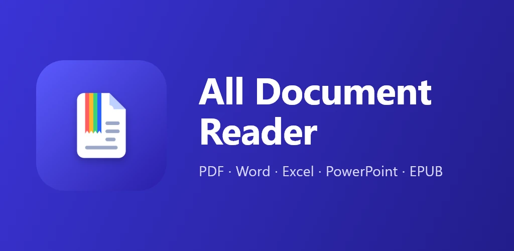 All Document Reader - open PDF, Word, Excel, PowerPoint and EPUB files offline on Android