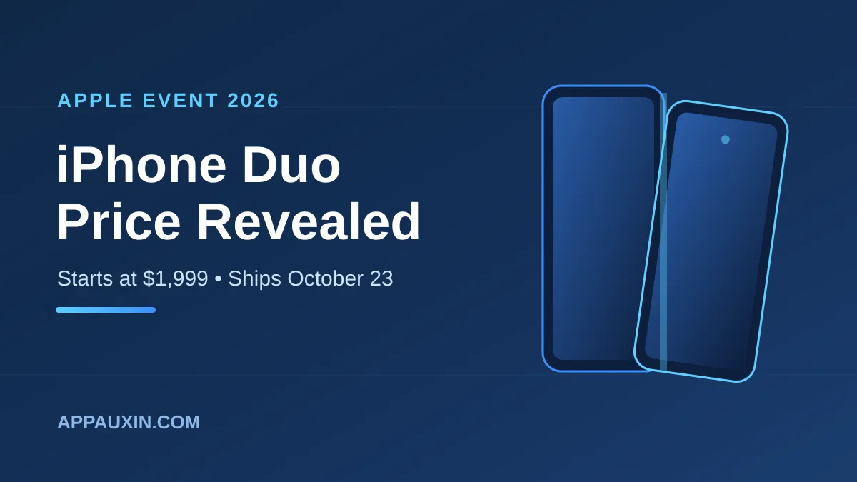 iPhone Duo Price, Specs, and Release Date: Everything Apple Confirmed