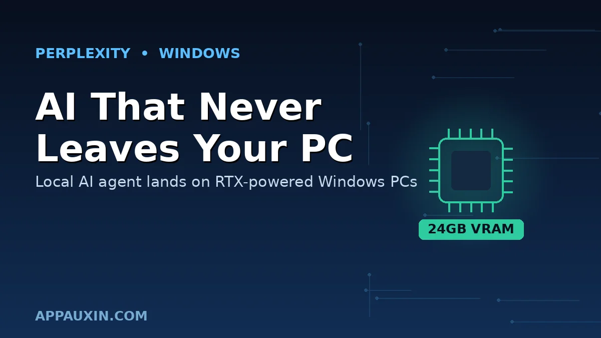 Perplexity’s Portable Computer Just Landed on Windows — But Your GPU Needs 24GB of VRAM