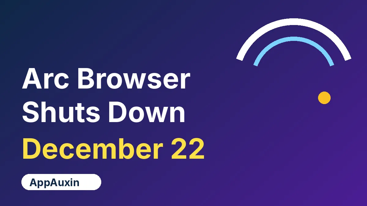 Arc Browser Shutdown: What Happens on December 22 and What to Do Now