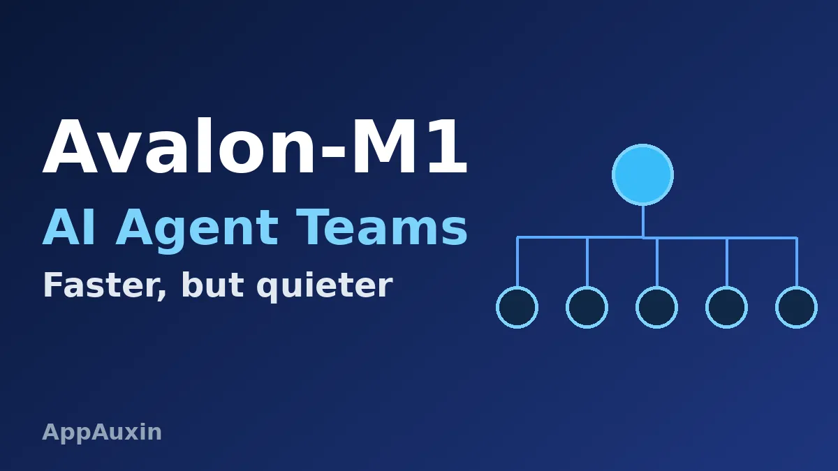 Avalon-M1 Trains AI Agents Like a Company: Faster Teams, Fewer Safety Alerts