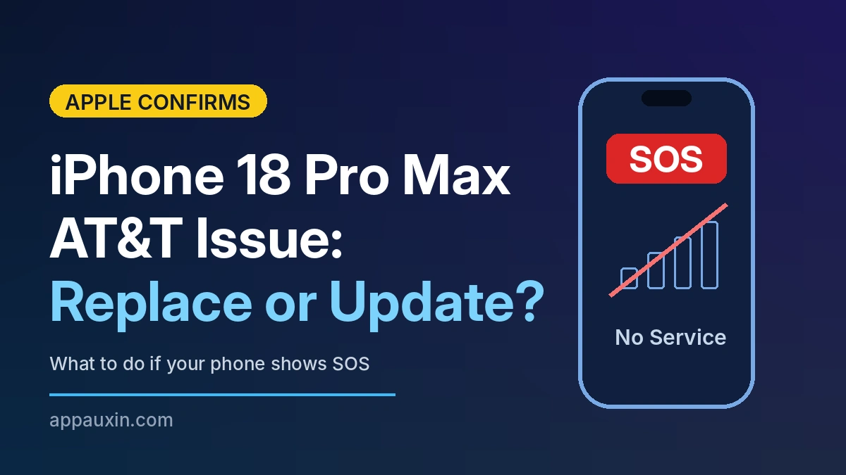 iPhone 18 Pro Max AT&T Issue: Why Some Phones Need a Full Replacement