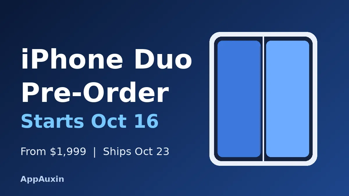 iPhone Duo Pre-Order Starts October 16: Prices, Dates and Who Should Wait