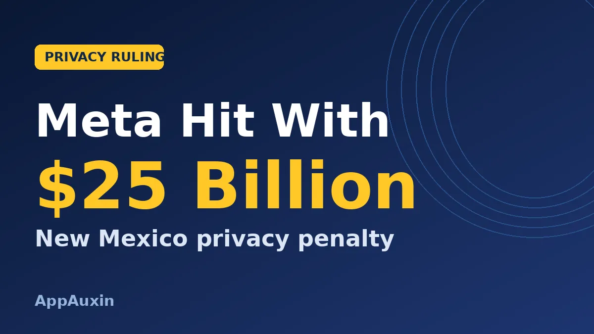 Meta Hit With a $25 Billion Penalty in New Mexico Privacy Case: What It Means for You