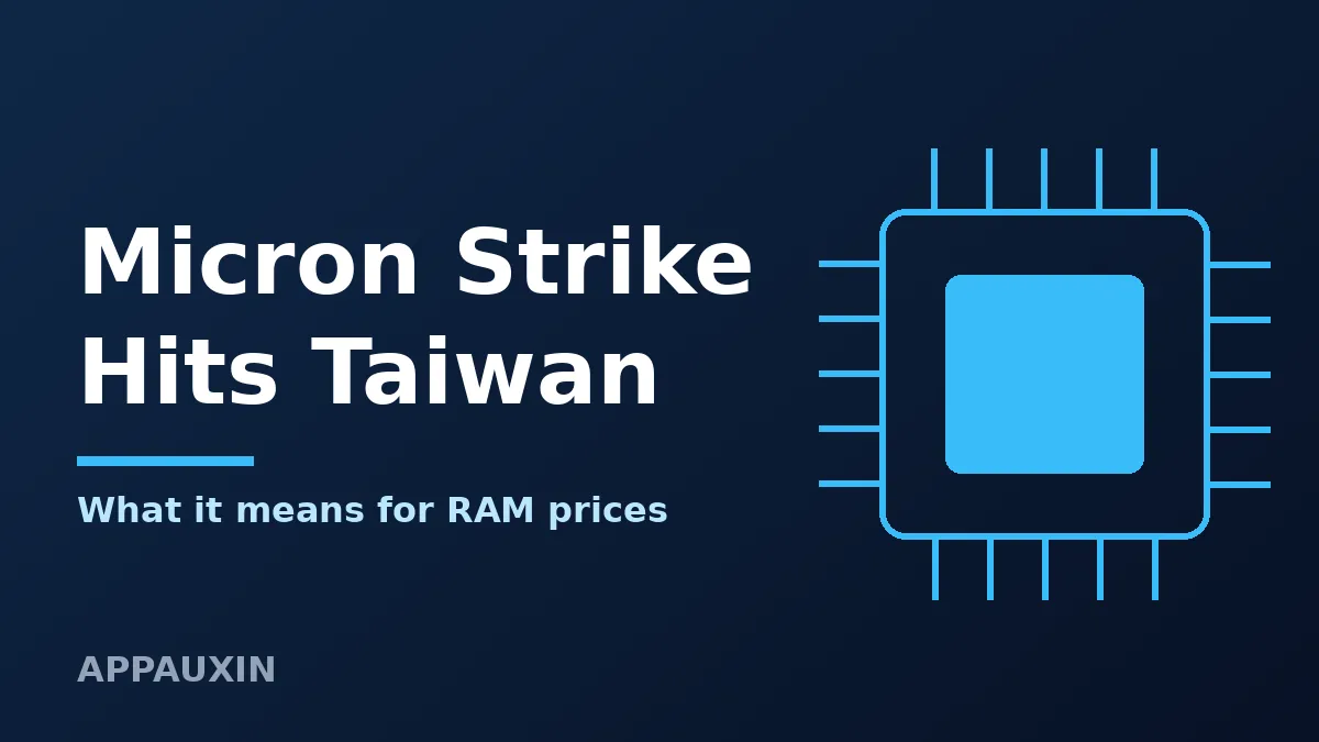 Micron Strike in Taiwan: Will It Push RAM Prices Higher?