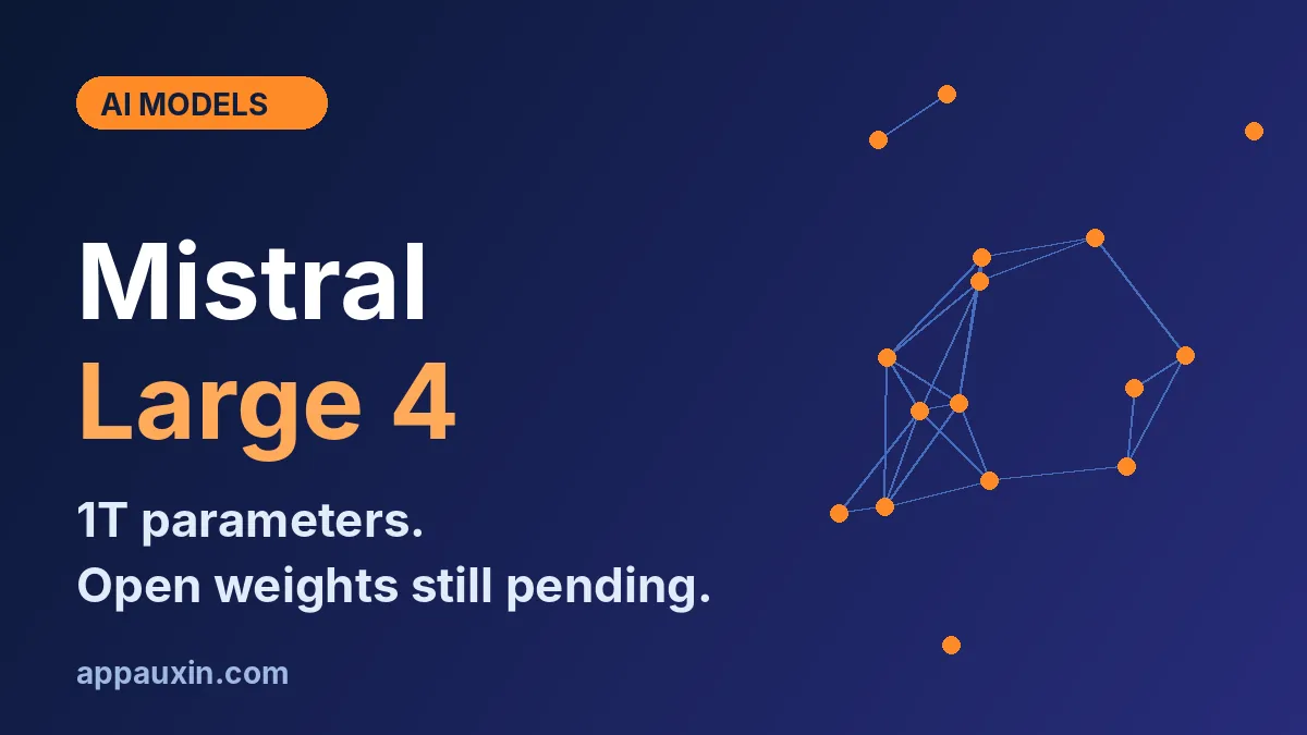 Mistral Large 4 Preview: 1 Trillion Parameters, but the Open Weights Aren’t Out Yet