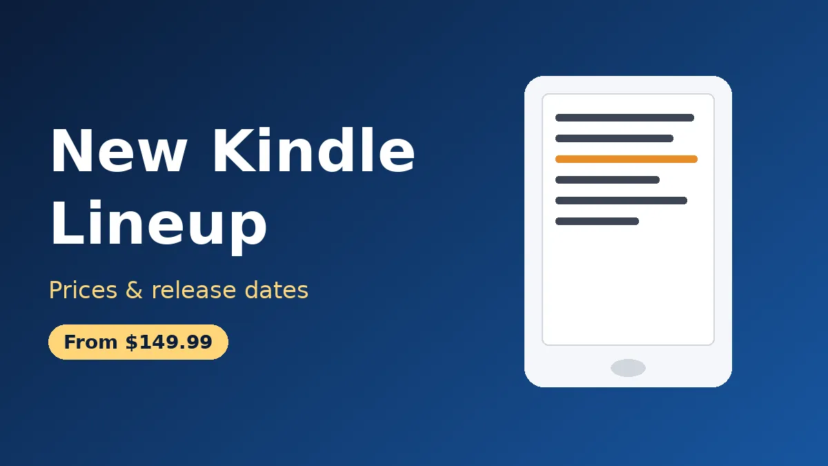 New Kindle Lineup: Prices, Release Dates, and Which One to Buy