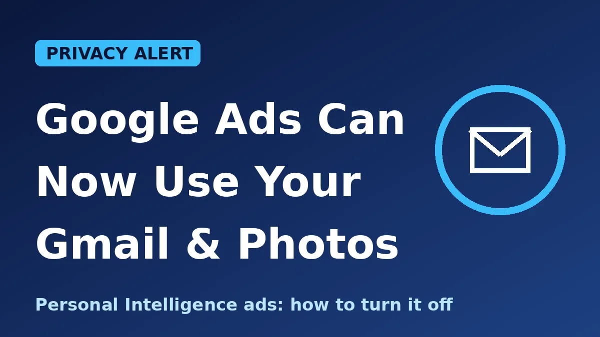 Personal Intelligence Ads: What Google’s New Gmail and Photos Policy Means for You