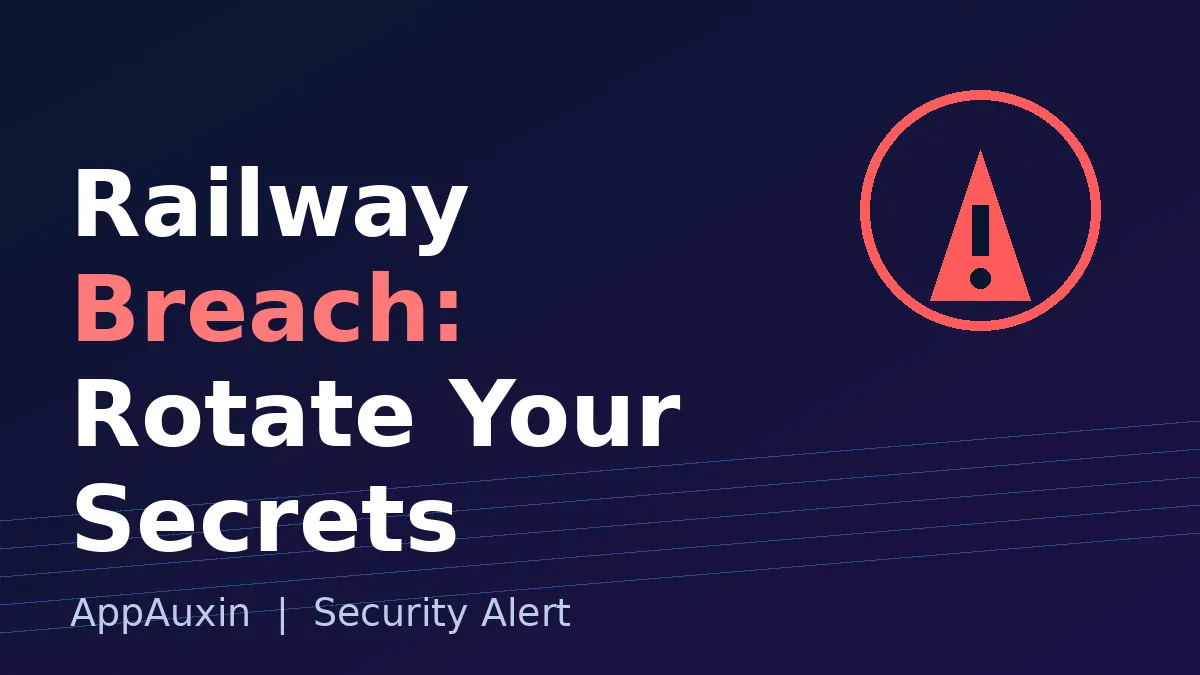 Railway Security Breach: Rotate Your Secrets Now, in This Order