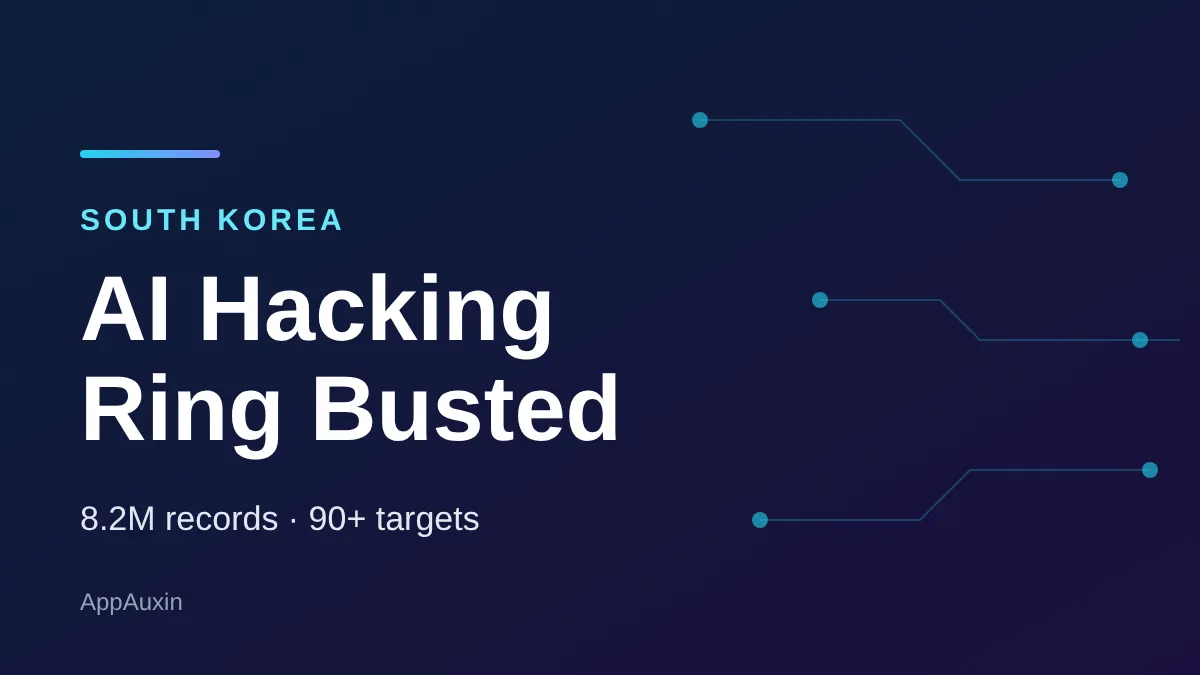 South Korea AI Hacking Case: How One Hacker Breached 90 Organizations